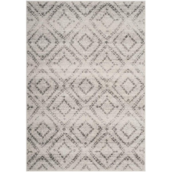 Safavieh Adirondack Power Loomed Small Rectangular Area Rug Light Grey & Grey - 3 x 5 ft. ADR131C-3 - main